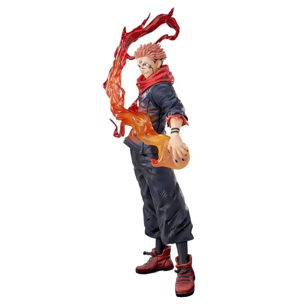 JJK Ryomen Sukuna Figura Anime in PVC, 21 cm Ryomen Sukuna combattimenti Figurine Collezione Modello Desktop Decoration Ornamenti Regalo