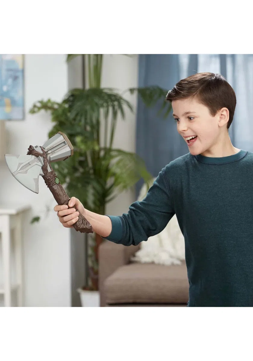 Marvel Hasbro Studios, Thor: Love And Thunder, Marvel’s Stormbreaker, Ascia Giocattolo Elettronica per Il Roleplay, con Effetti sonori, per Bambini e Bambine dai 5 Anni in su