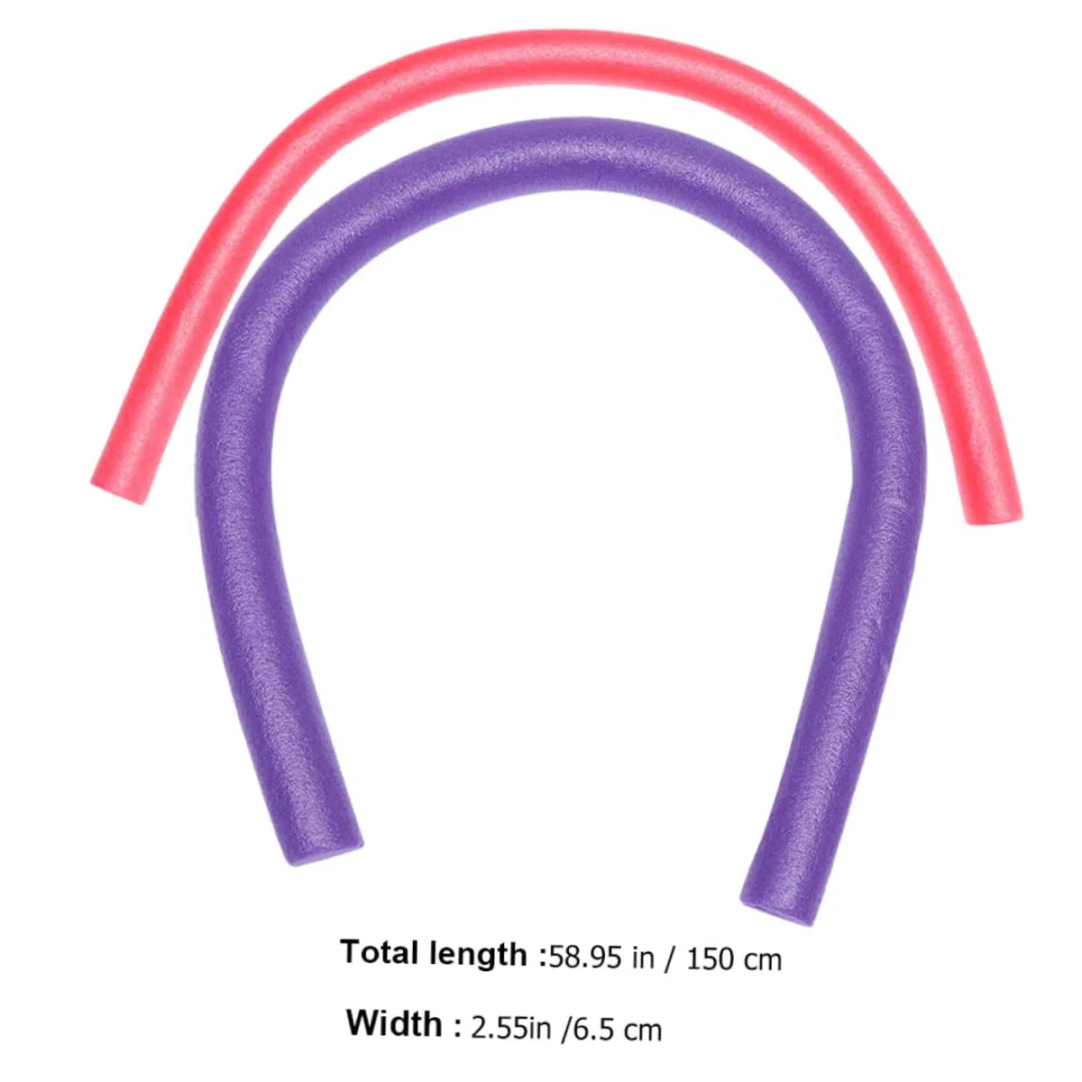 2 Pool Noodles in Schiuma Epe Colorati Galleggianti Leggeri e Flessibili per Adulti e Accessori Piscina per Fitness e Giochi Acquatici