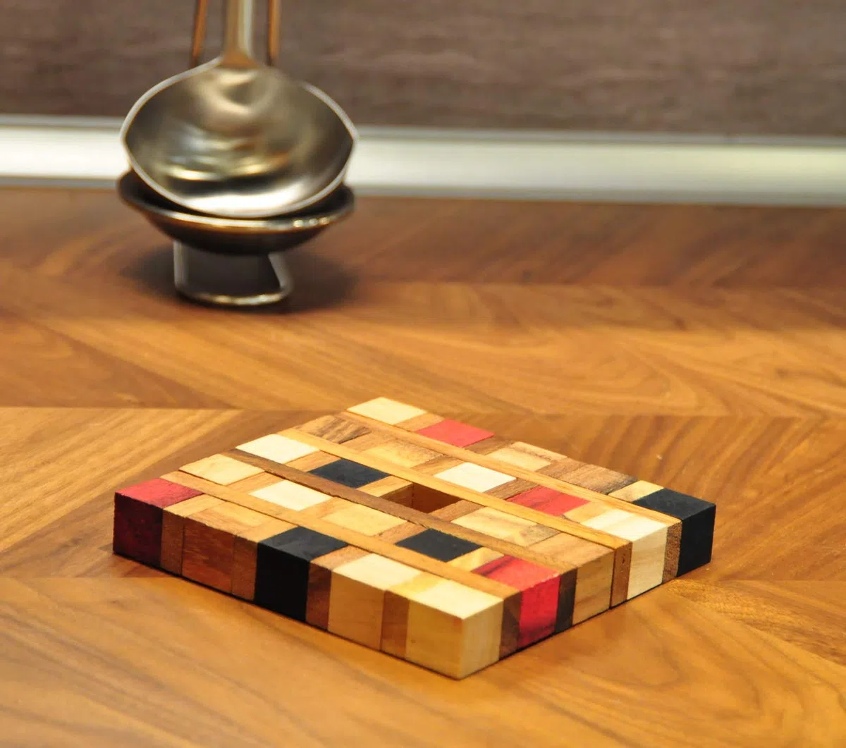 Logica Giochi art. Parquet - Rompicapo in Legno ad Incastro - Difficoltà 4/6 Estremo - Collezione Leonardo