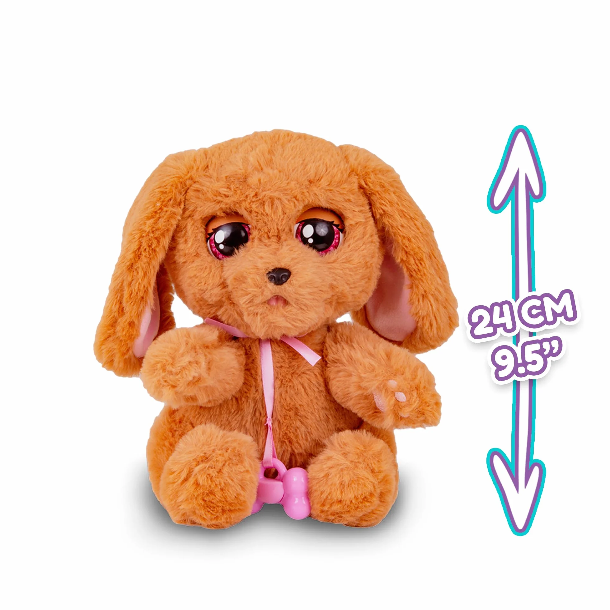 Baby Paws Cocker, Peluche Interattivo con Suoni, Apre e Chiude gli Occhi ed Include Borsetta, Copertina, Giocattolo Bambine e Bambini +3 Anni