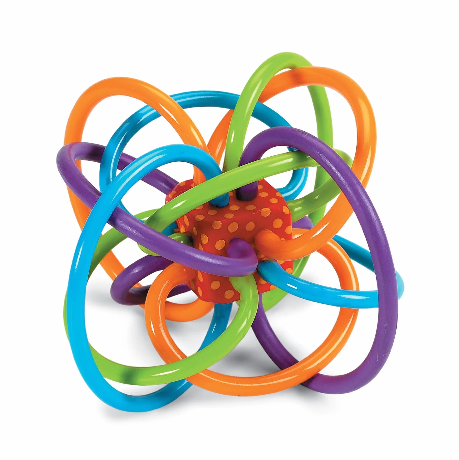 Manhattan Toy Winkel Sonaglio e massaggiagengive sensoriale, in Plastica, Multicolore