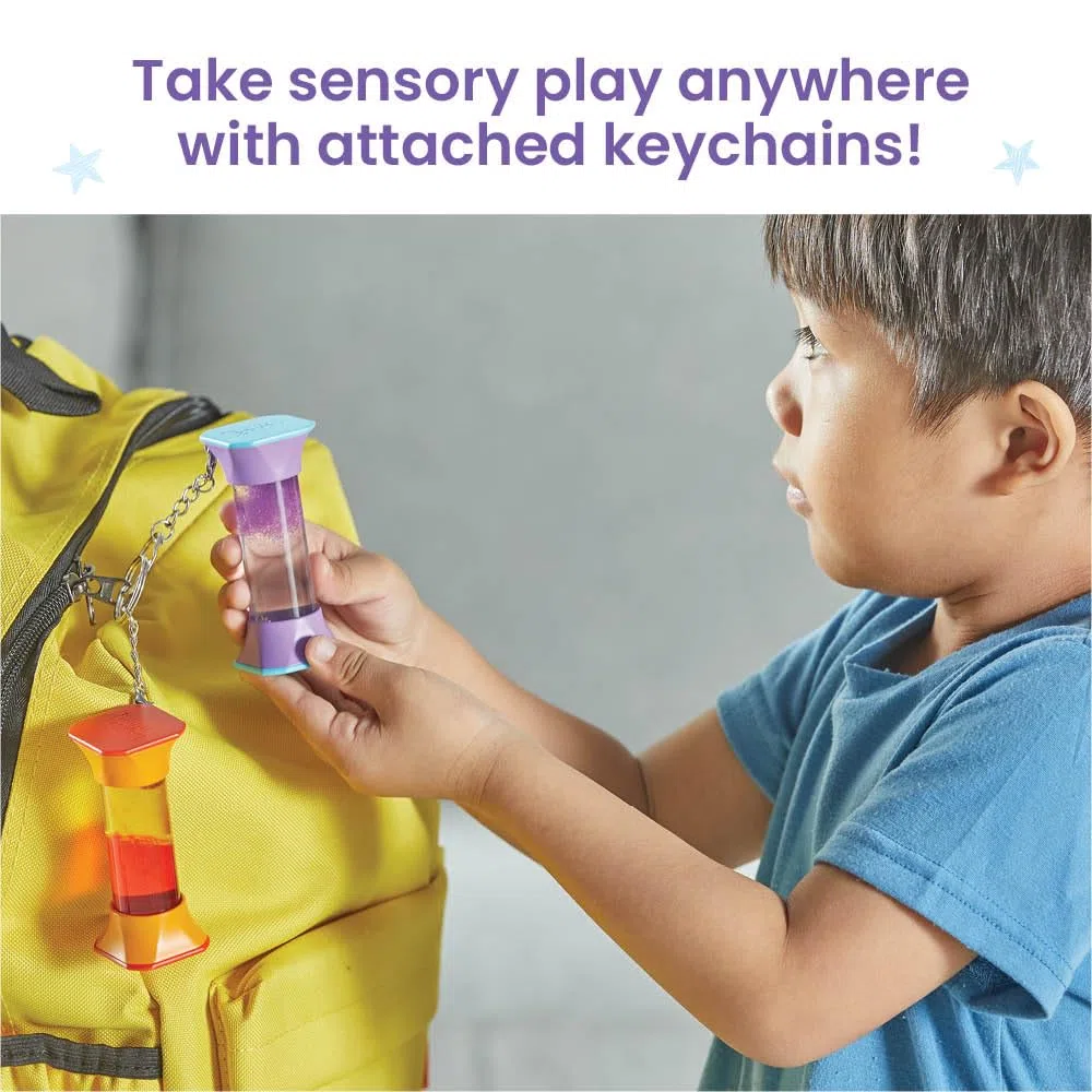 Learning Resources hand2mind-Soothing Swirlers Sensory Tubes Giocattolo educativo, 97364