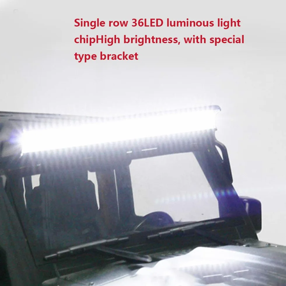 WANGCL RC Auto LED Light Bar Singola Row Luce del Tetto Rc Light Kit 36LED 150mm per 1/10 RC Auto Telecomando Monster Truck Rc Bigfoot Rally Auto Compatibile con TRX4 SCX10 90046 D90