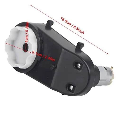 Cambio 12000 Giri / min con Motore 12V, Motore Elettrico con Cambio per Bambini Auto elettriche e Moto ad Alta velocità RS390 Motore Match per Bambini su Auto