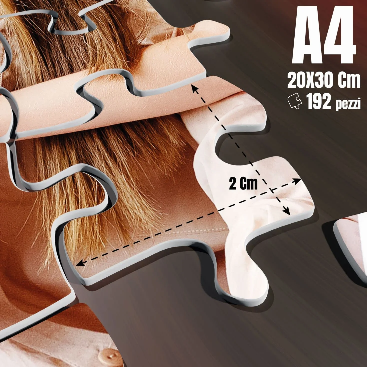 Gruppo Veneziano - Puzzle Personalizzato 192 pezzi Con foto , testo o logo - Puzzle Personalizzabile - Idea Regalo per feste e Compleanni - 20x28,5 192 pezzi - 100% Made in Italy