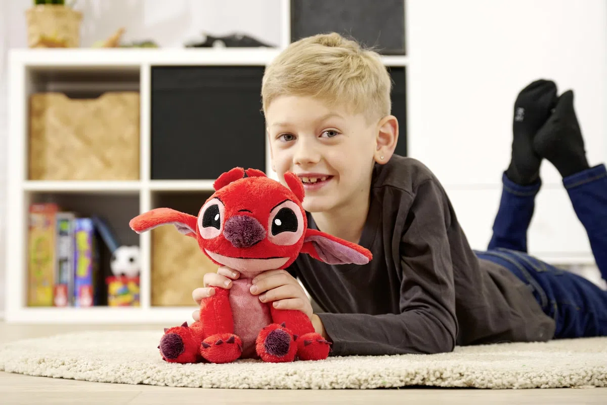 Simba - Disney Plush Leroy 25 cm, 6315876986, +0 anni, dal cartone animato Lilo e Stitch