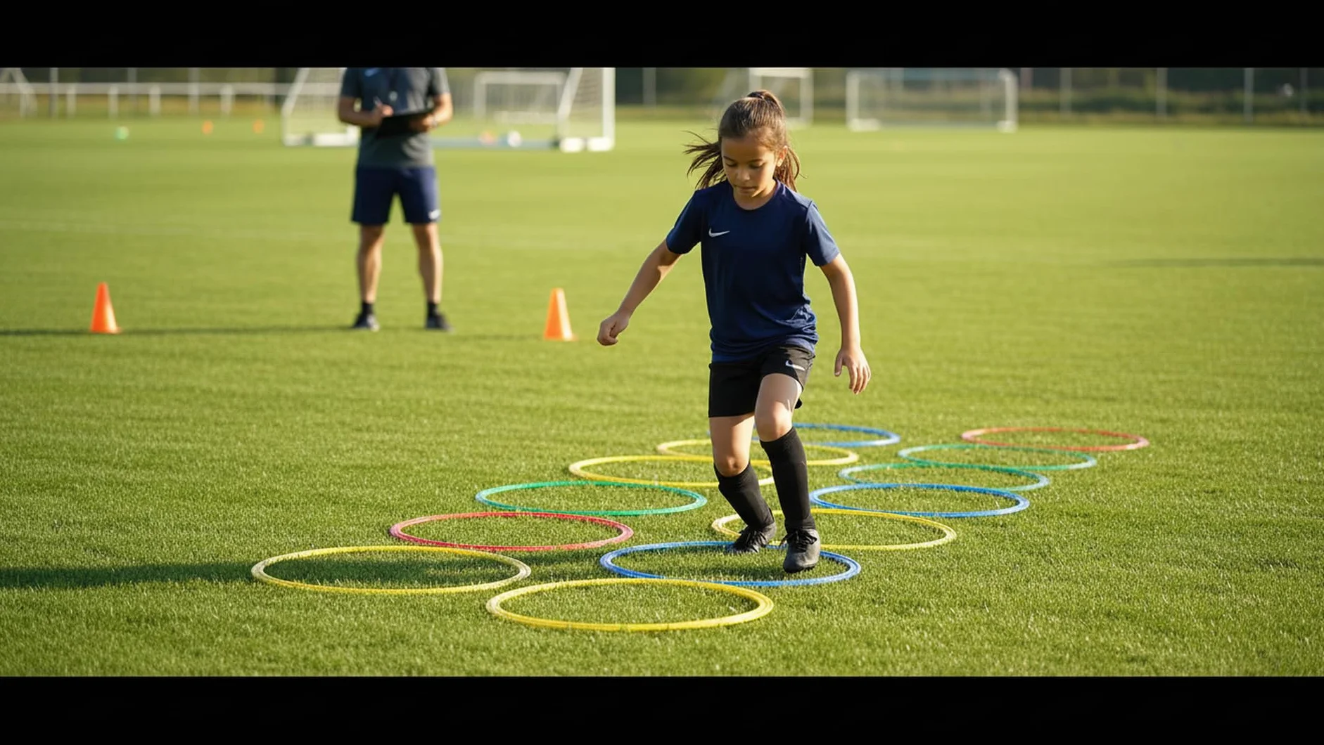 HAEST - 12 Cerchi Colorati per Fitness ed Esercizi di coordinazione - 45 cm
