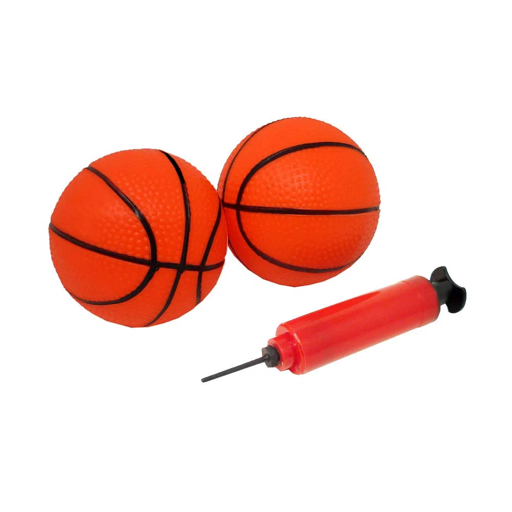 Sport1 Bag&Smash mini canestro da camera. Canestro basket da camera, aggancio su porte domestiche. Set completo: canestro, 2 palle, pompa, rete e valigetta. Set richiudibile e portatile. Idea regalo.