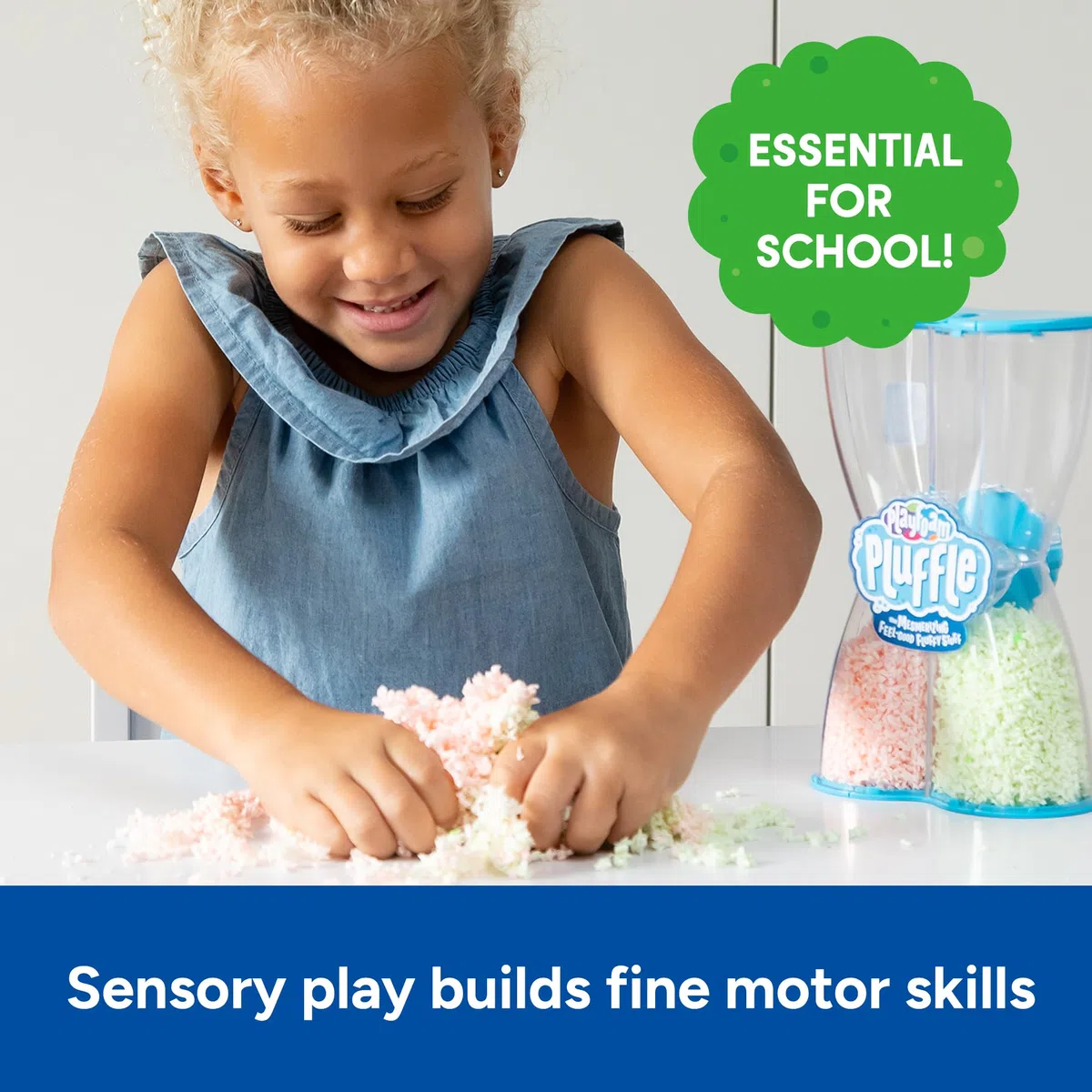 Learning Resources Playfoam Pluffle Twist Glow in The Dark, Gioco sensoriale, Non Si secca mai