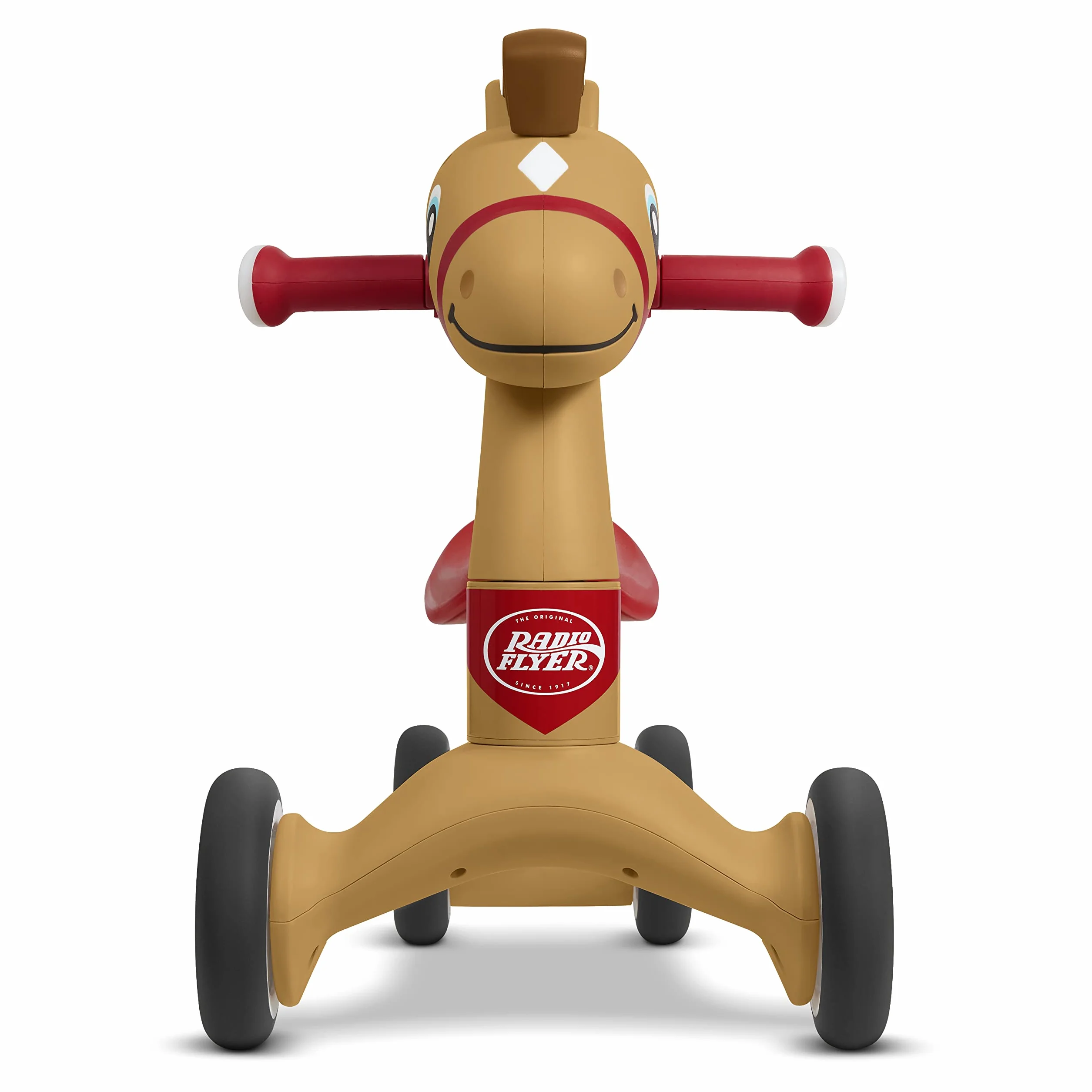 Radio Flyer Lil' Racers: Percy il Pony, giocattolo cavalcabile per bambini da 1 a 3 anni