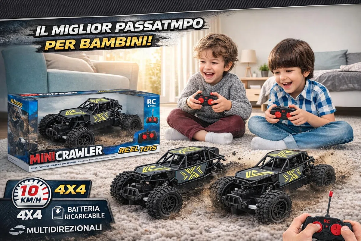 Macchina Telecomandata Offroad Monster Green, Macchinina Radiocomandata Auto RC Car Veloce 10KM/H 2.4GHz Giochi Bambini 6 7 8 9 10 11 12 Anni Gioco Bimbi Regalo Compleanno Giocattolo Veicolo