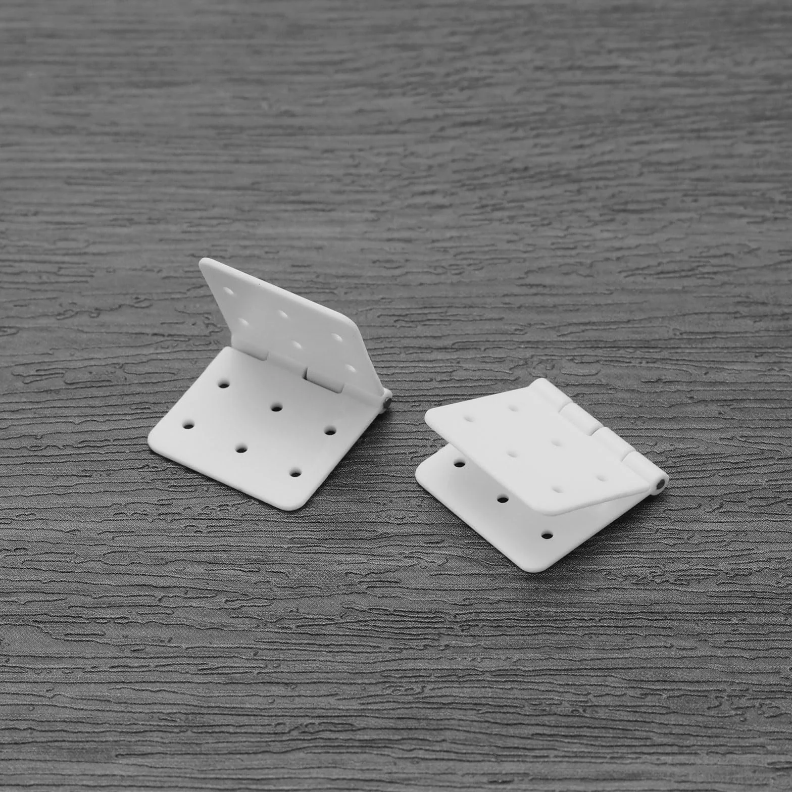 30PCS RC Airplane Cerniere 36x20mm rettangolari pieghevoli in plastica appuntate cerniere per fai da te RC aeroplano parti di ricambio bianco