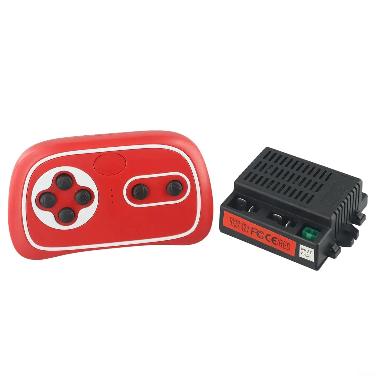 Gdfnmogo Kit trasmettitore telecomando e ricevitore, scatola di controllo di alta qualità, trasmettitore a denti blu 2,4 G, compatibile con TX10 TX20 Control (TX20 e RX57 12V)