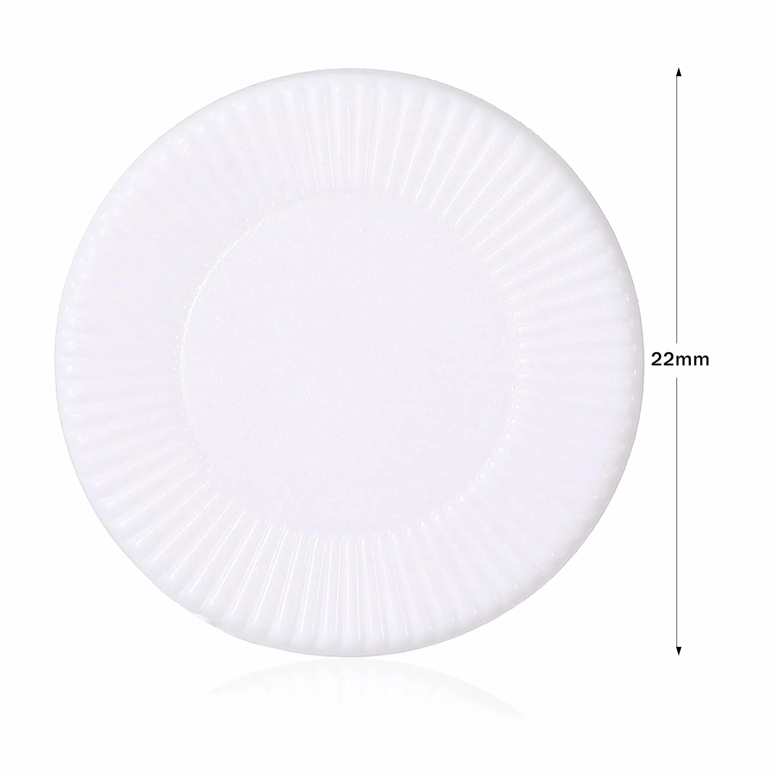 Skylety 200 Fiches da Poker in Plastica da 22 mm/ 0,87 Pollici Fiches di Conteggio Bianca Piccoli Contatori di Apprendimento Dischi per Conteggio Vuoti Fiches Bingo Segnalini per Dischi Conteggio