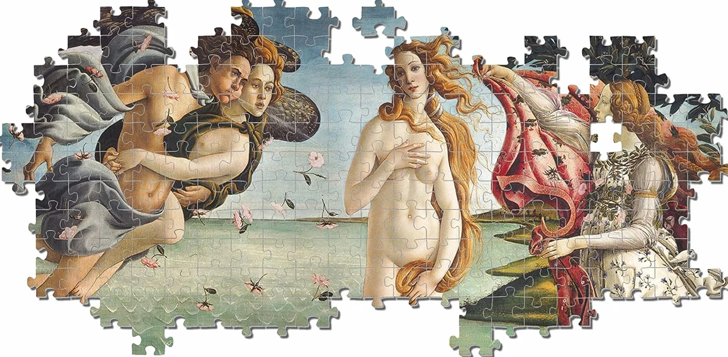 Clementoni - Puzzle 2000 Pezzi Arte per Adulti e Ragazzi, Museum Collection, Tema Botticelli La Nascita di Venere, Idea Regalo Made in Italy, 97,5x66,8 cm, 32572