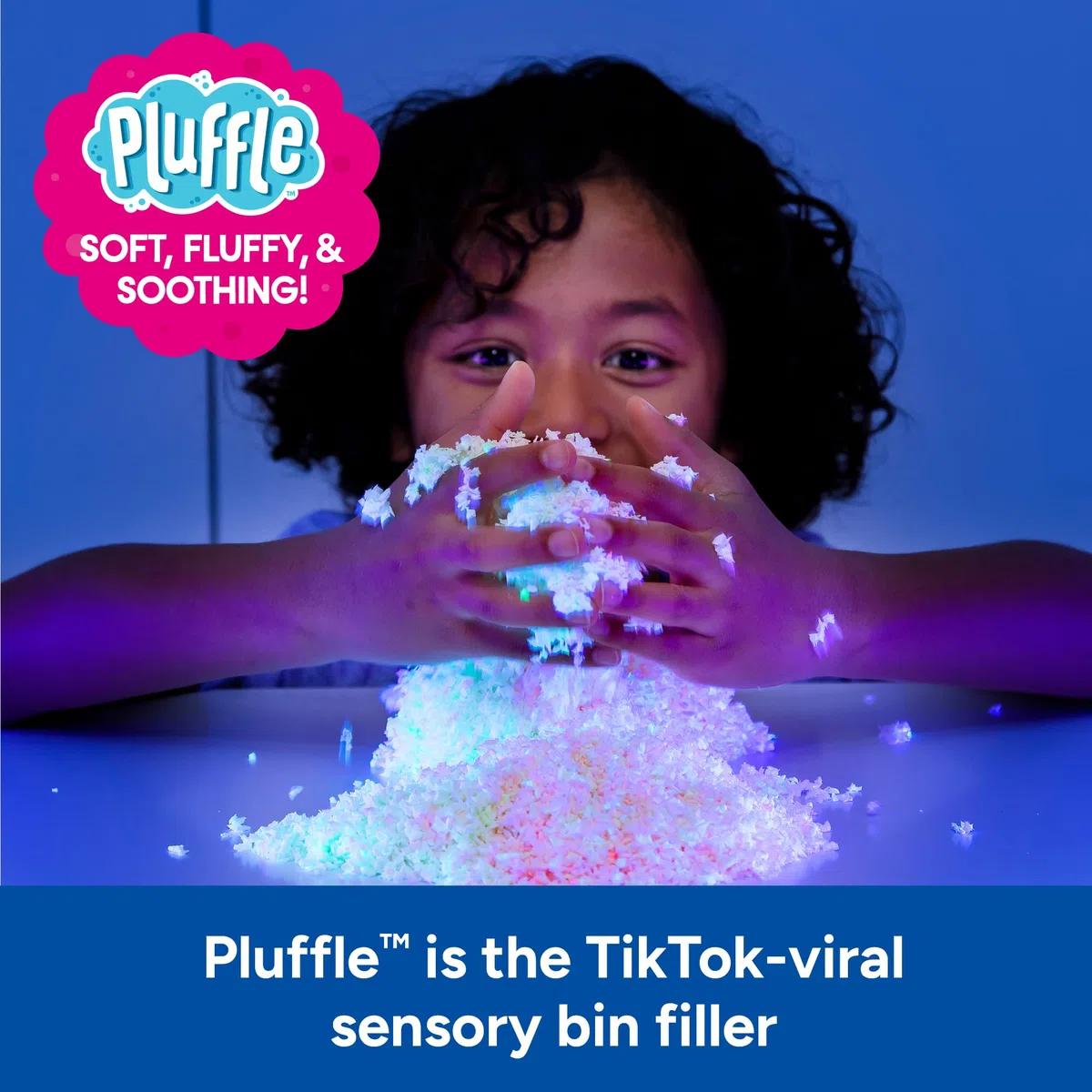 Learning Resources Playfoam Pluffle Twist Glow in The Dark, Gioco sensoriale, Non Si secca mai