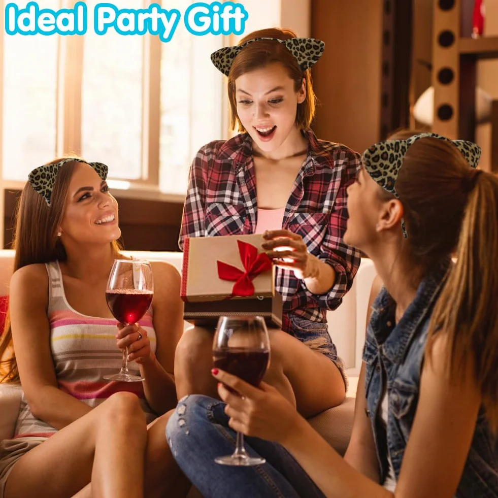 Animale Orecchio Cerchietto, Animals Headband per Feste, Cerchietto con Orecchie Accessori per Travestimento, Copricapo, Cosplay