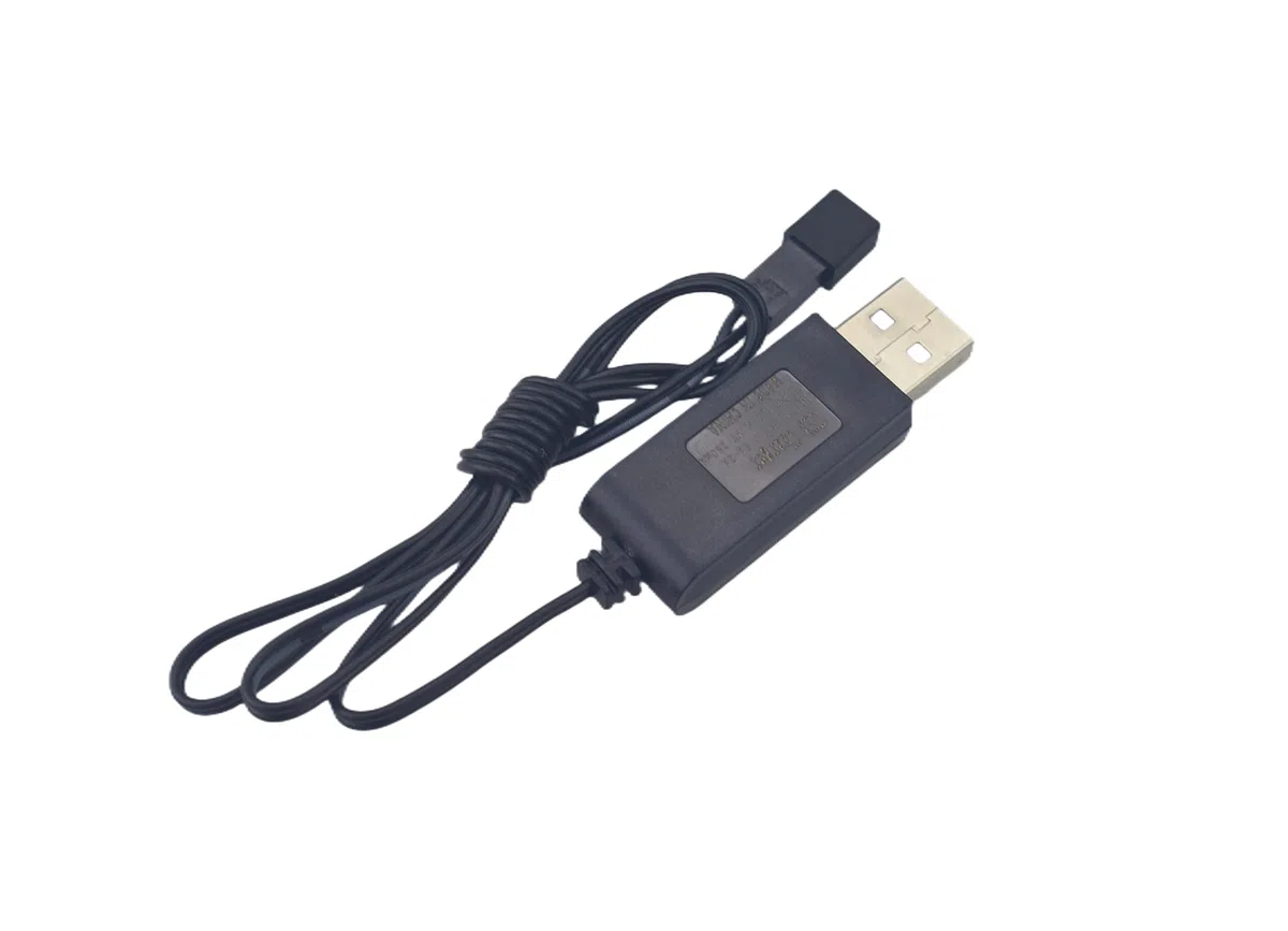 3pcs 4.8V JST-2P Plug Cavo di ricarica USB per giocattoli elettrici telecomandati Escavatori auto camion veicoli da costruzione RC auto Caricabatteria