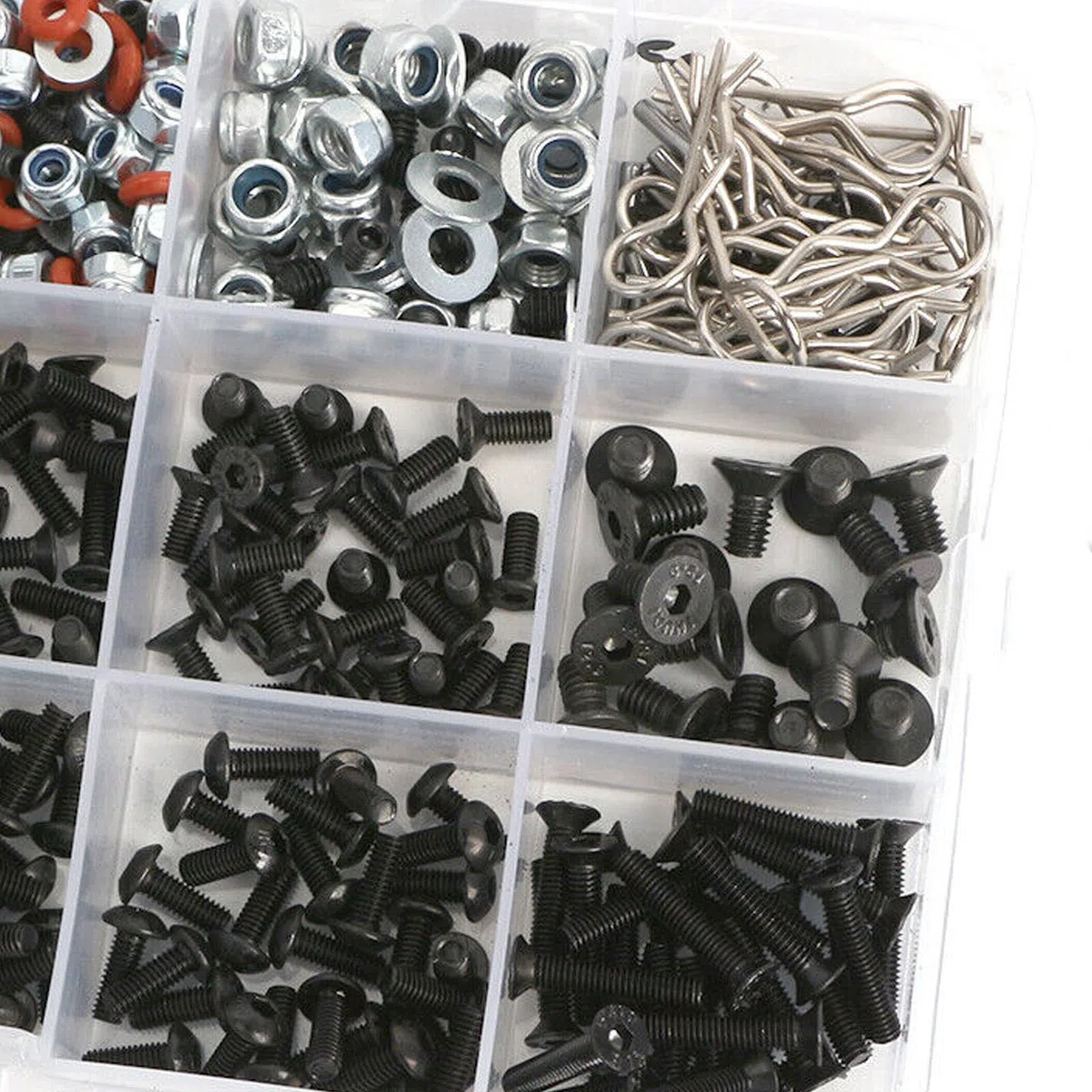 500 accessori RC, kit di viti RC, accessori RC 1/10, RC Crawler 1/10, accessori per auto RC, accessori per modellismo RC, per RC Cars Trucks Crawler in scala 1/8, 1/10, 1/12 e 1/16