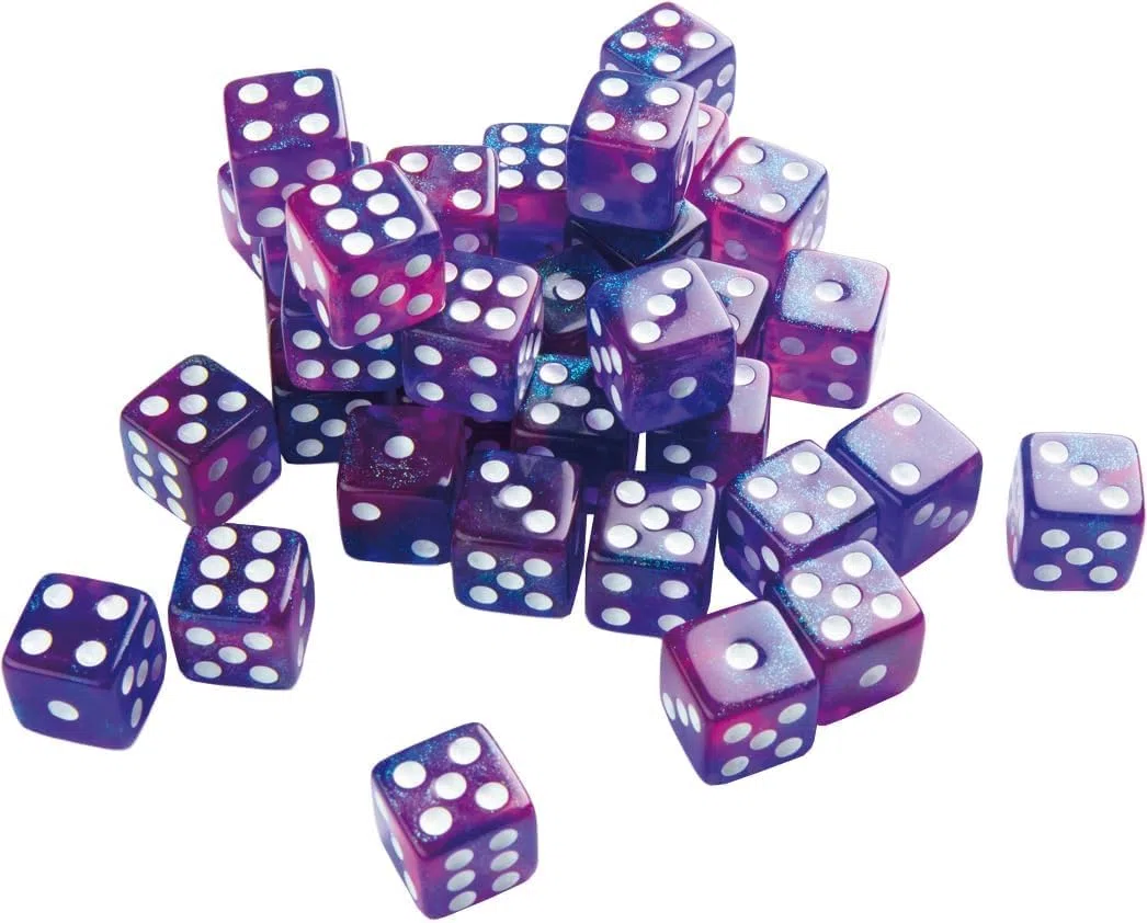 Set di dadi 6 lati Nebula 12 mm (36 pezzi)
