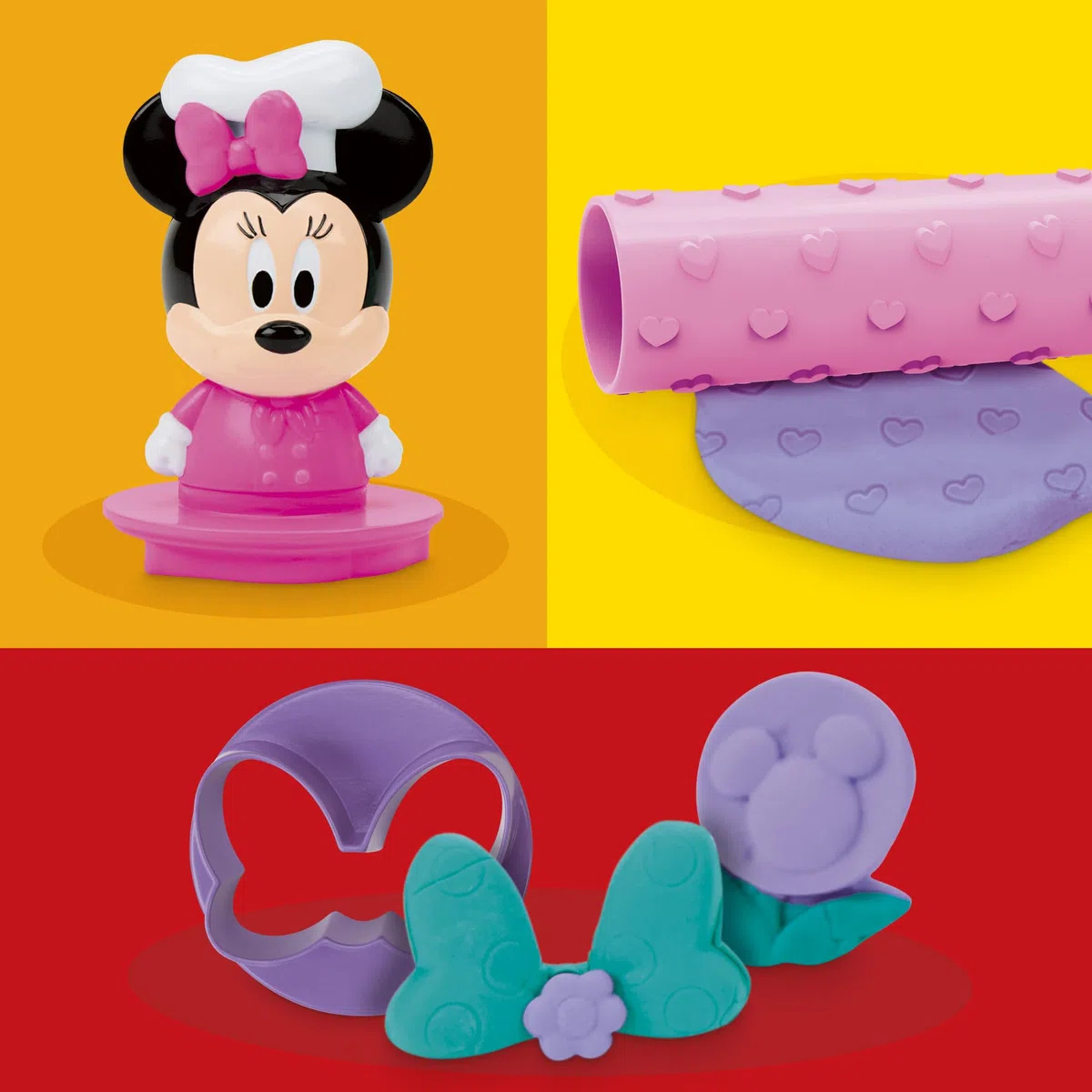 Play-Doh, Disney Junior, Pasticceria Portatile, Set Giocattolo a Tema Cucina