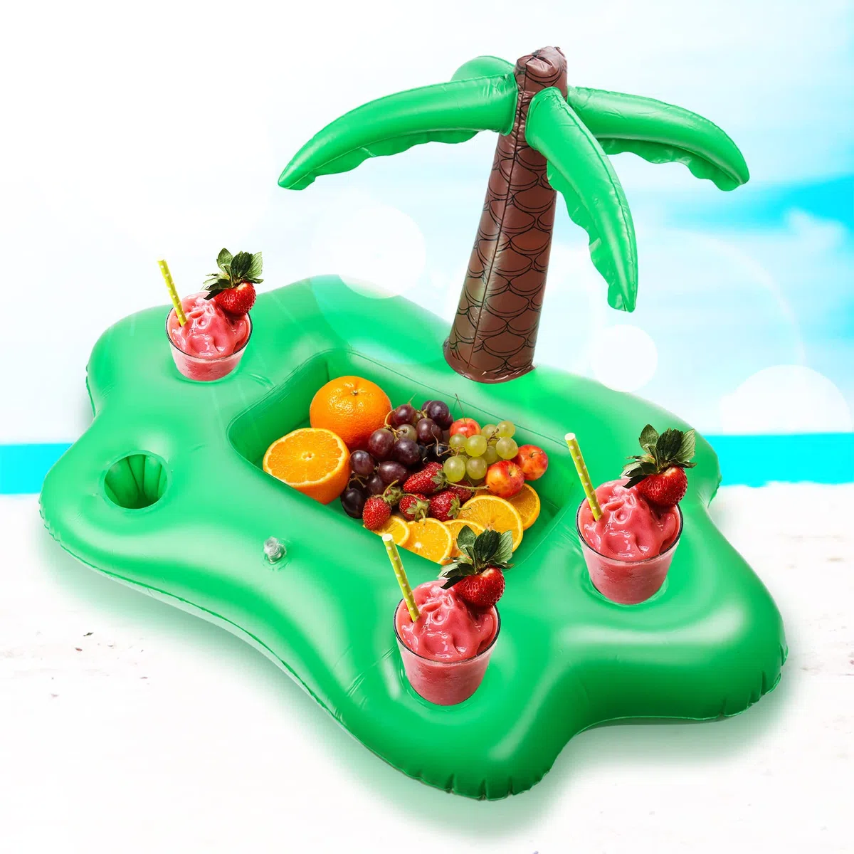 Portabicchieri gonfiabile,Tavolo Bar Piscina,Portabicchieri per piscina galleggiante,Portabicchieri piscina gonfiabile,Porta tazza gonfiabile,Float Party Pool per la spiaggia e le feste in piscina