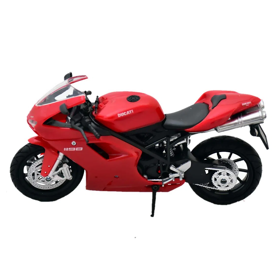 New Ray 57143A - Ducati 1198, Scala 1:12, Die Cast, Colori assortiti, 1 pezzo