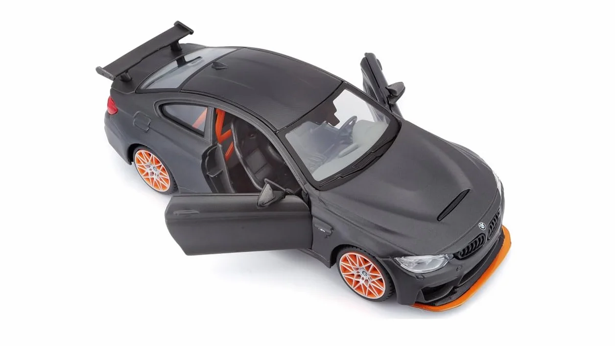 BBURAGO BMW M4 GTS - Modellino Realistico Auto in Scala 1:24, Licenza Ufficiale BMW, Età Consigliata 3+ Anni