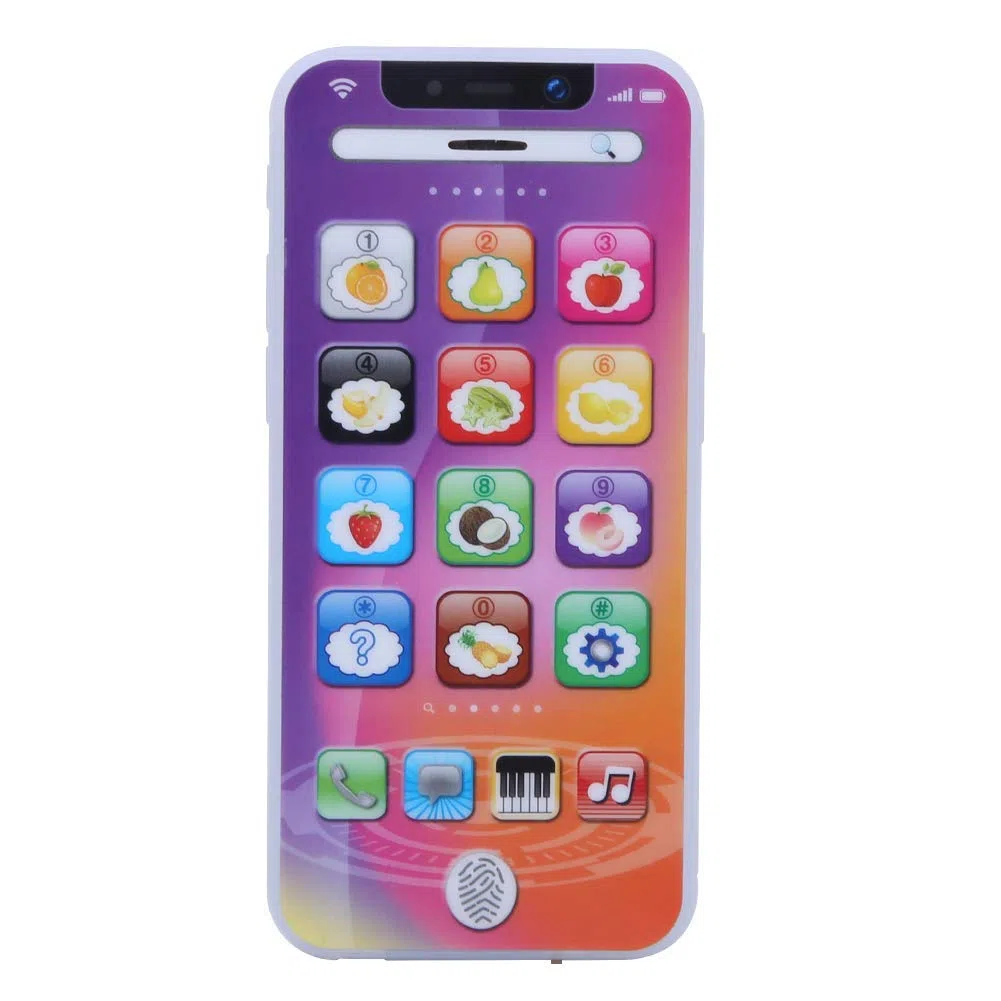 Cellulare Giocattolo per bambini Musica multifunzionale Giocattolo leggero per telefoni Giocattoli educativi precoci per telefoni cellulari Ragazzi Ragazze Toddlers di