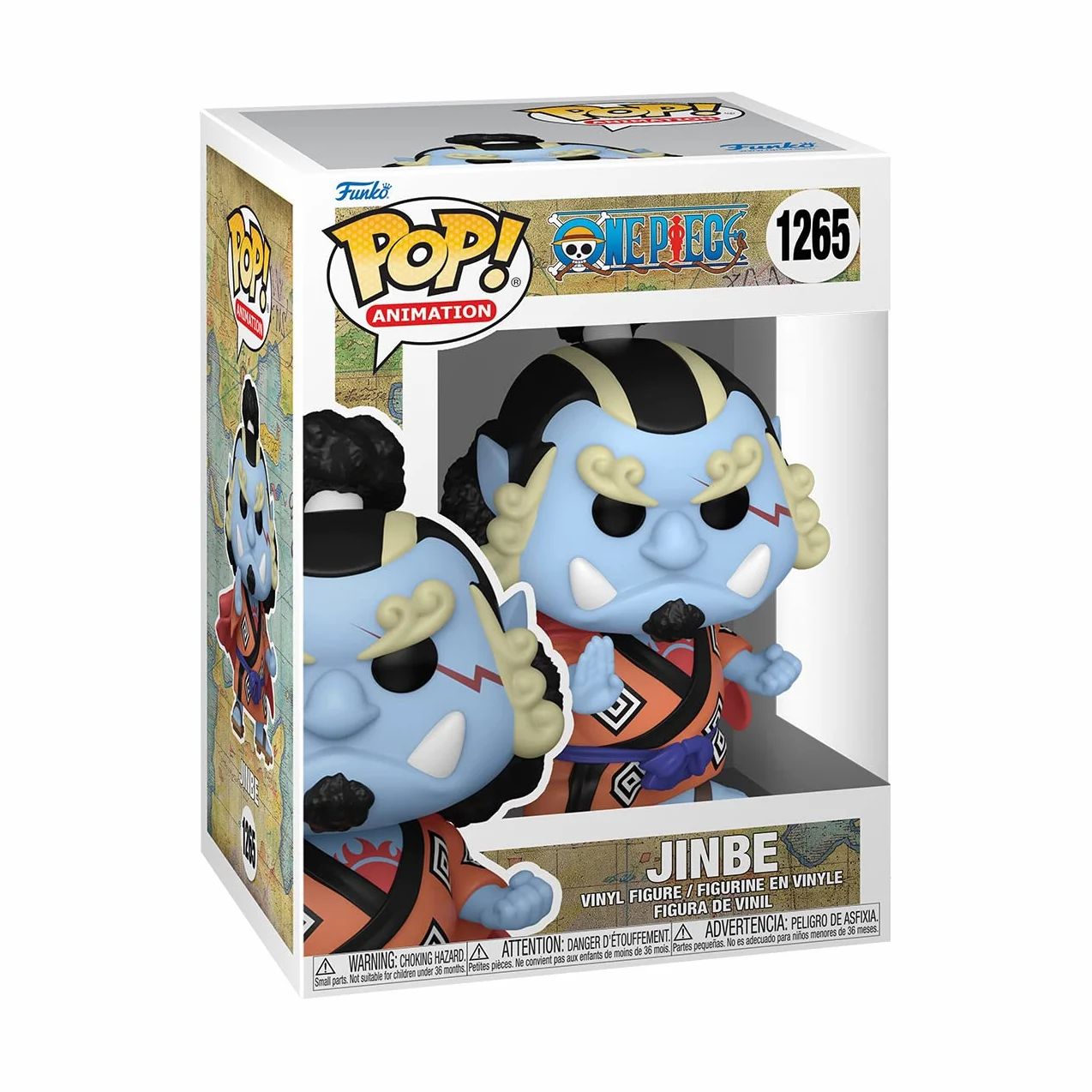 Funko Pop! Animation: One Piece - Jimbei - Jinbe - 1/6 Odds For Rare Chase Variant- Figura in Vinile da Collezione - Idea Regalo - Merchandising Ufficiale - Giocattoli per Bambini e Adulti