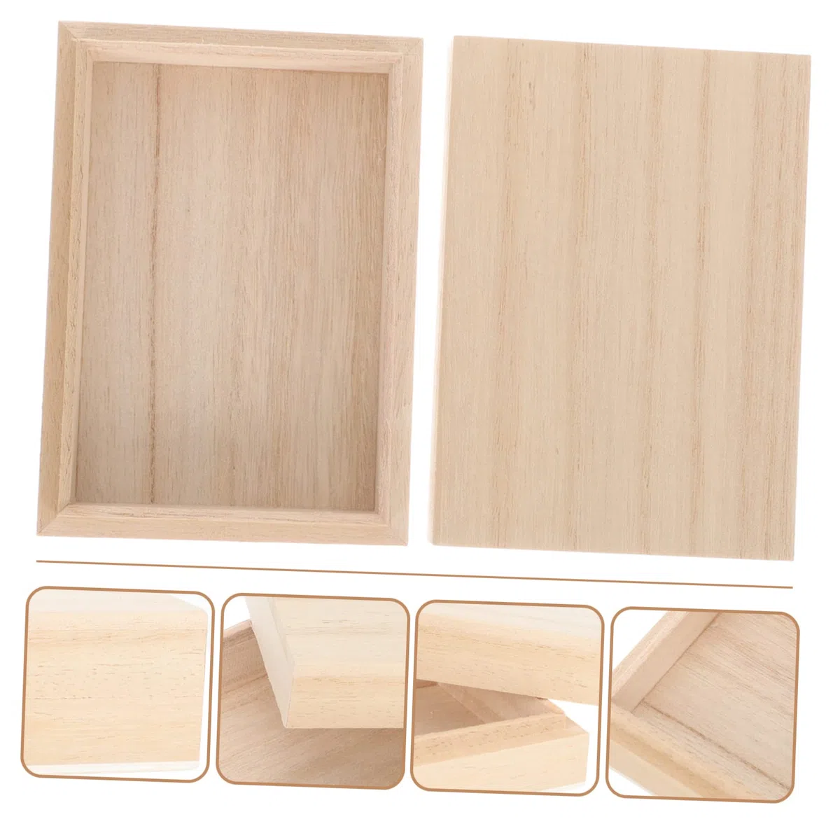 ifundom Scatola Porta Carte Da Poker in Legno Scatola Di Stoccaggio Vuota Per Carte Da Poker Coperchio Organizer in Legno Coperchio Facile Da Trasportare