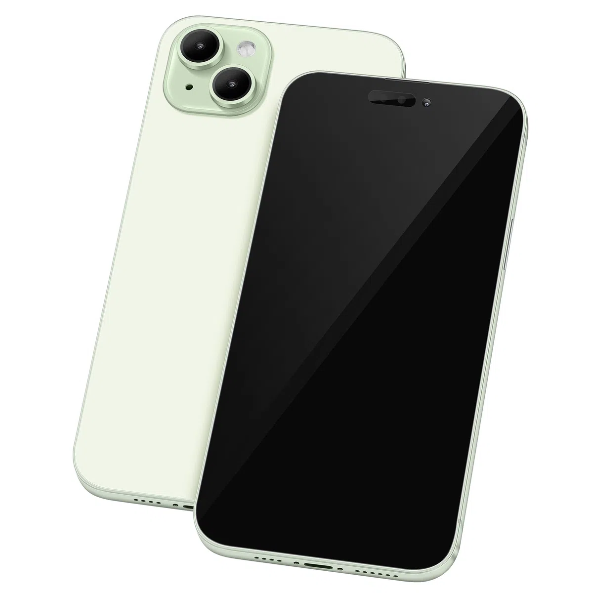 Modello di telefono falso [Senza logo] display fittizio non funzionante replica telefono giocattolo per 15 Plus/Pro/Pro max (per 15 schermo verde nero)