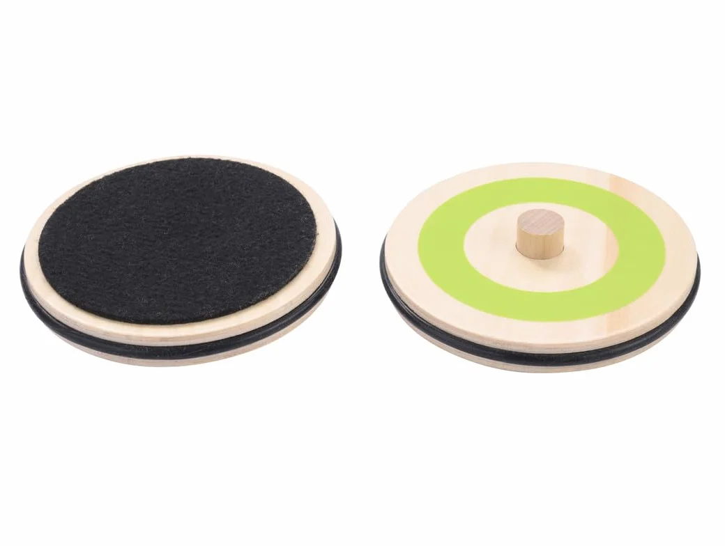 Engelhart - 606055 - Set di Curling da Tavolo in Legno - Divertimento Familiare Colorato - Ø10 cm, Altezza: 6,5 cm - +6 Anni