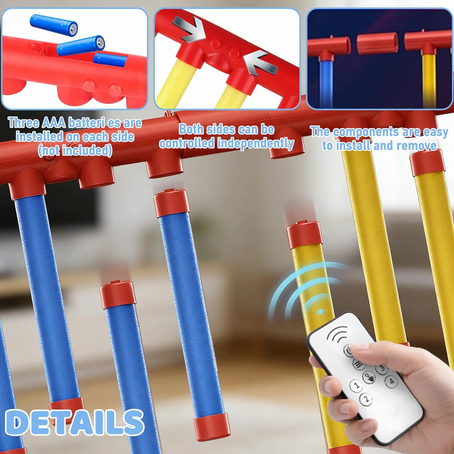 Catching Sticks Game, 2026 Divertenti Gioco Riflessi Bastoncini, Giochi di Cattura di Bastoni, 3 Falling Speeds Adjustable, Reaction Training Toy, Gioco Di Reazione Catch Sticks, per Bambini Adulti