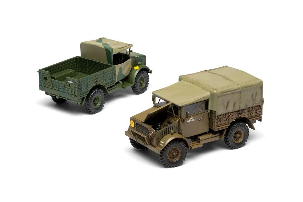 Airfix A03313A Camion G.S. 4 x 2 G.S; della Seconda Guerra Mondiale RAF 15-CWT, Veicoli Militari per Bambini dai 8 Anni in su