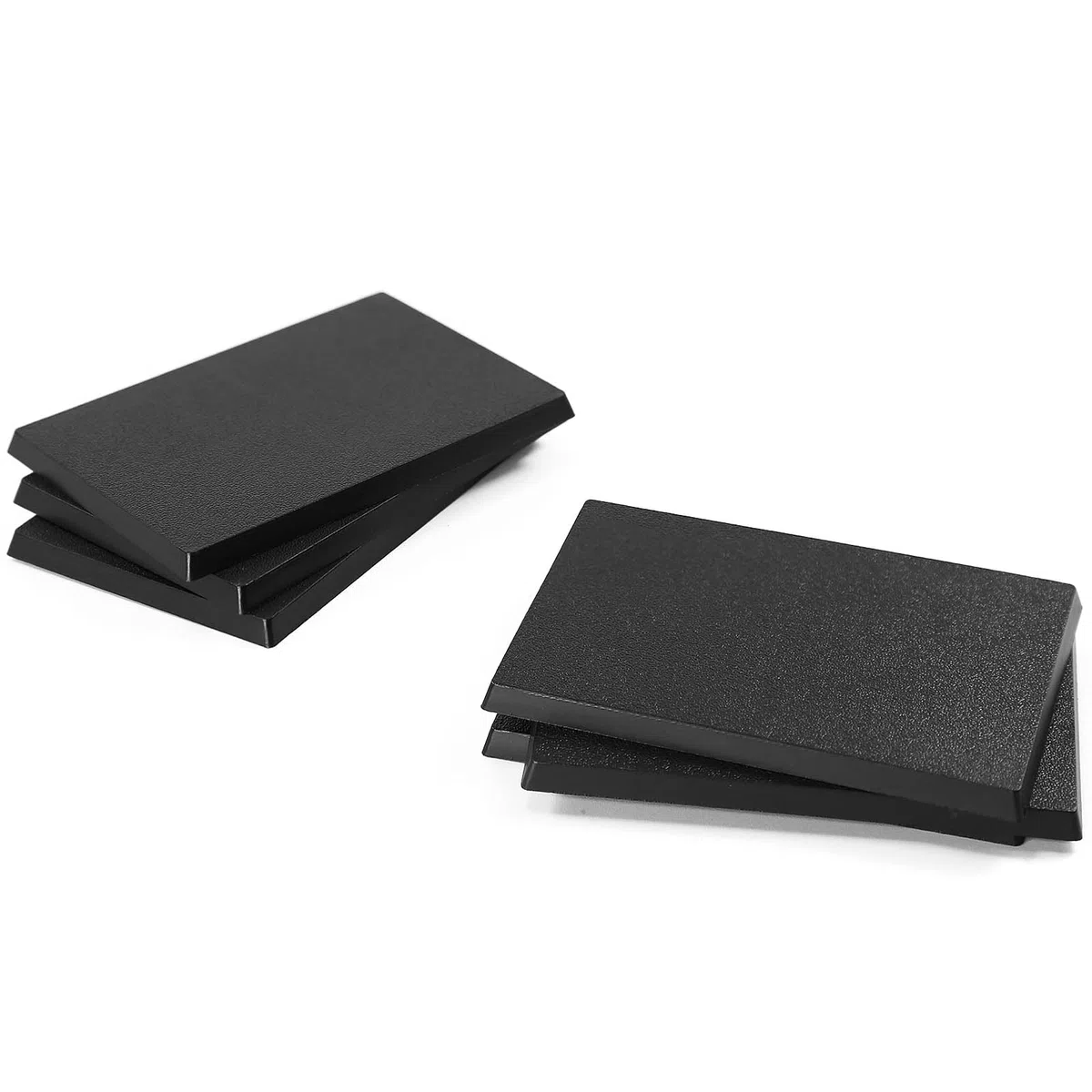 Evemodel Base rettangolare modello base in plastica per figure o miniature per giochi di guerra decorazione tavolo (6pcs 50* 75mm)
