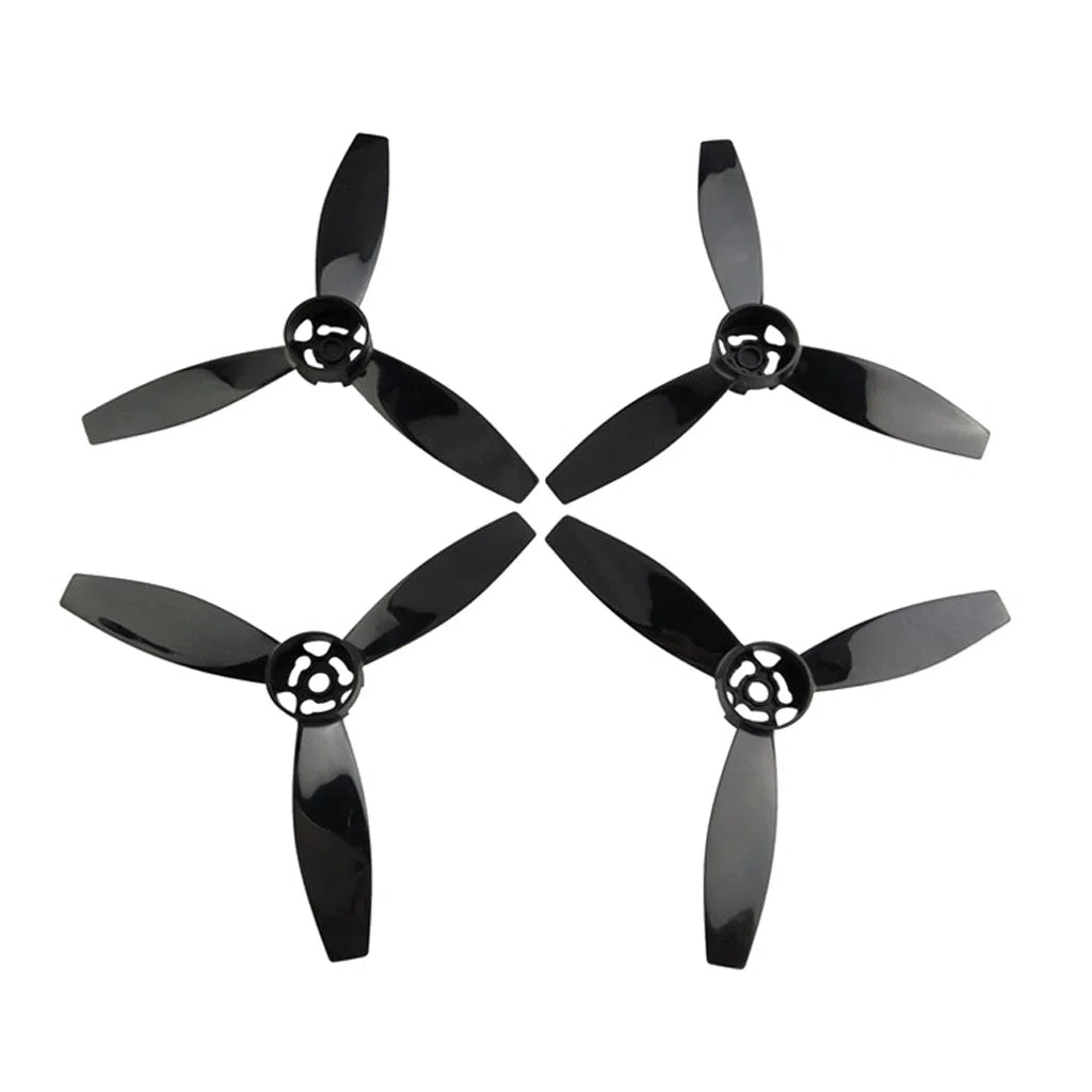 Eliche Potenziate Resistenti Al Vento 4Pieces Per Parrot Bebop 2 Drone - Nero