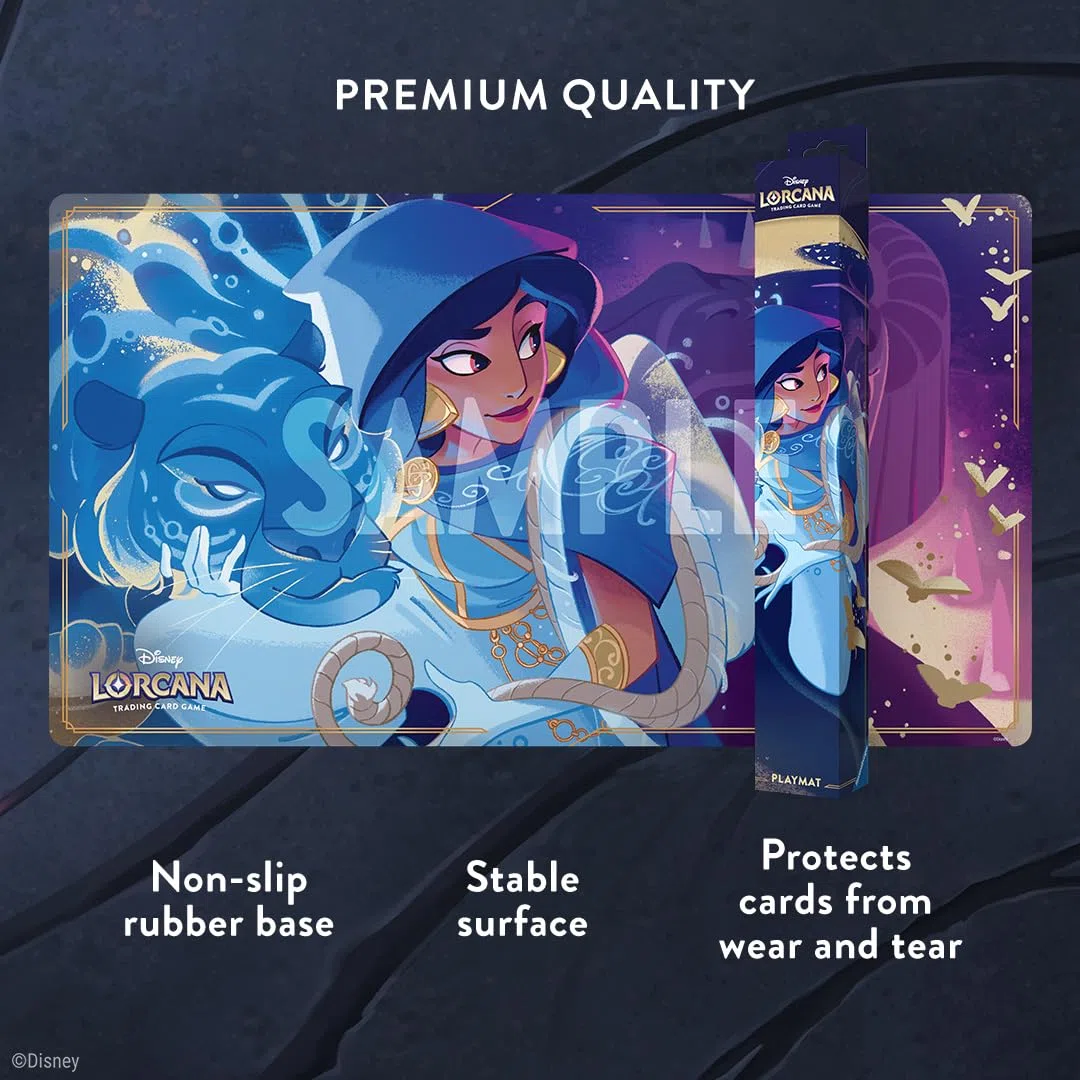 Ravensburger - Disney Lorcana TCG: Set 10 Whispers In The Well | Tappetino Mtg Per Carte Con Dimensioni 61 X 34,3 Cm | Disney Lorcana Con Un Design Unico | Playmat Mtg Per Giochi Da Tavolo Di Qualità