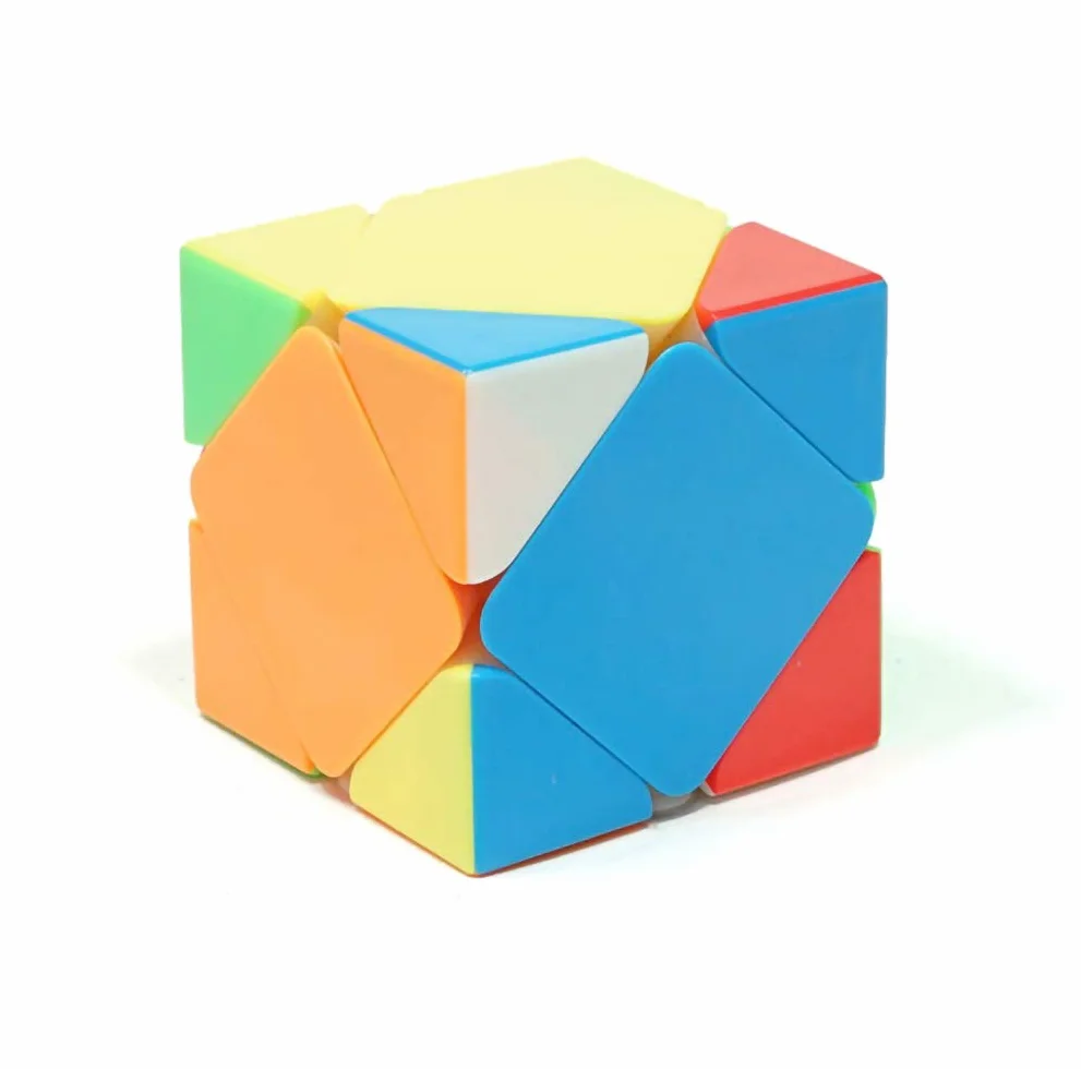 Oostifun MoYu MOFANGJIAOSHI CUBING CLASSROOM MFJS Meilong Skewb Cubing Classroom Twisty Puzzle Cubo Rompicapo Puzzle con un cubo Treppiede (Senza Adesivo)