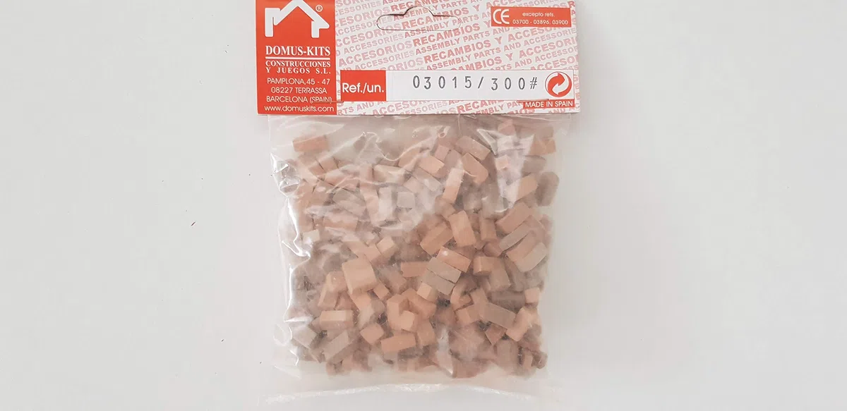 Bricks Ref. 03015 Mixed Bricks Irregular Wall from 4 to 12 mm Pieces 300 Domus Kits,LADRILLOS,MATTONCINI,BRIQUES,ZIEGEL