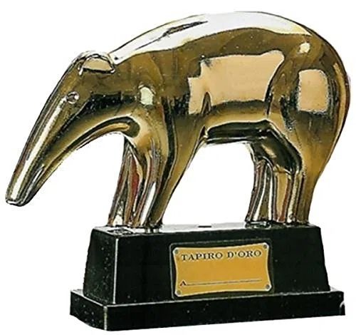 TAPIRO D'ORO 18x16CM - IDEA REGALO PER SCHERZI