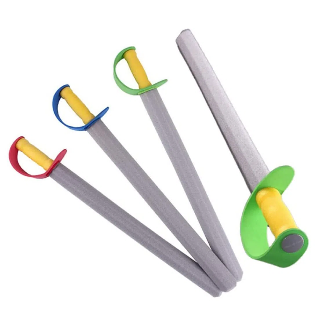 4 Pezzi Spada in Schiuma per Bambini 21 Pollici Lunga Spada in Schiuma Eva Giocattolo Sicurezza Morbida Impermeabile Cosplay per la Scuola Materna Puntelli per Prestazioni Spade per Bambini