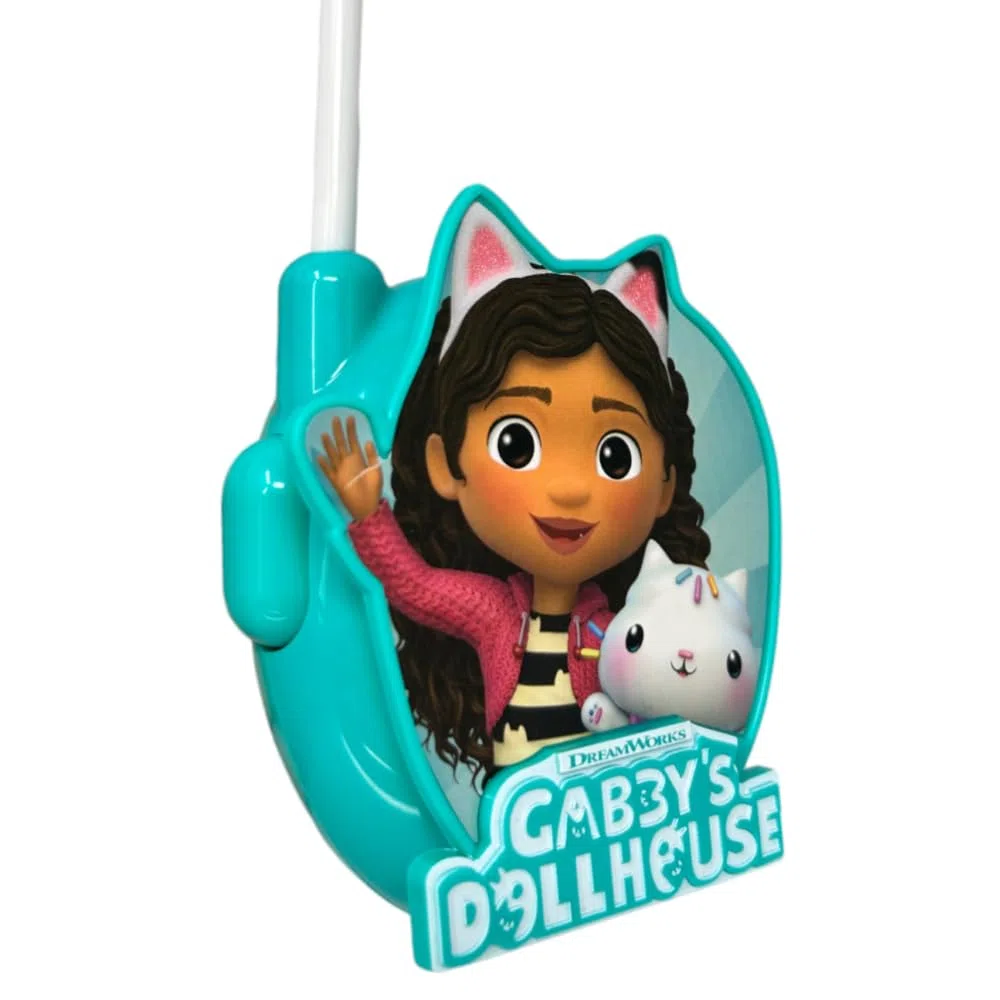 Walkie talkie Gabby's Dollhouse set 2 radiotrasmittenti gioco per bambini