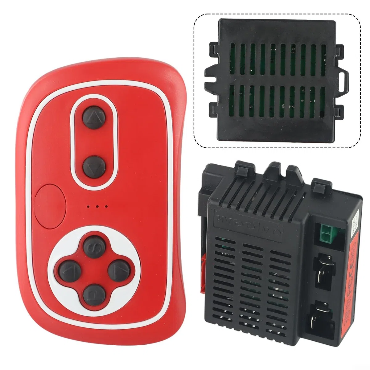 Gdfnmogo Kit trasmettitore telecomando e ricevitore, scatola di controllo di alta qualità, trasmettitore a denti blu 2,4 G, compatibile con TX10 TX20 Control (TX20 e RX57 12V)