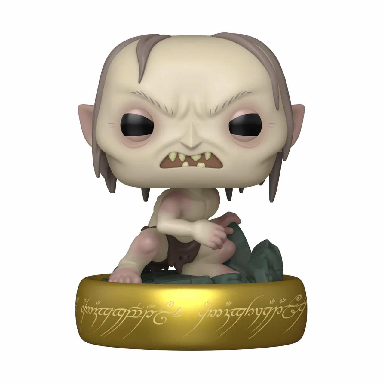 Funko POP! Plus: Lord of the Rings - Gollum - Glow in the Dark - Figura in vinile da collezione - Idea regalo - Prodotto ufficiale - Giocattoli per bambini e adulti