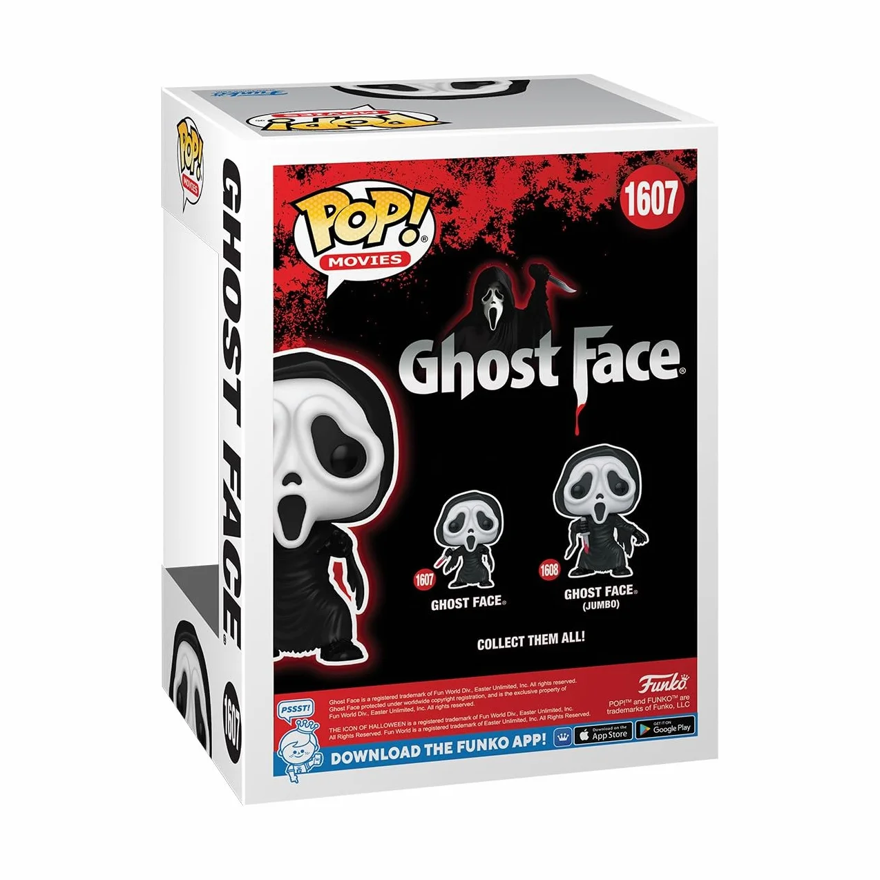 Funko Pop! Movies: Ghostface - Ghostface - Figura in Vinile da Collezione - Idea Regalo - Merchandising Ufficiale - Giocattoli per Bambini e Adulti - Movies Fans - Figura per i Collezionisti