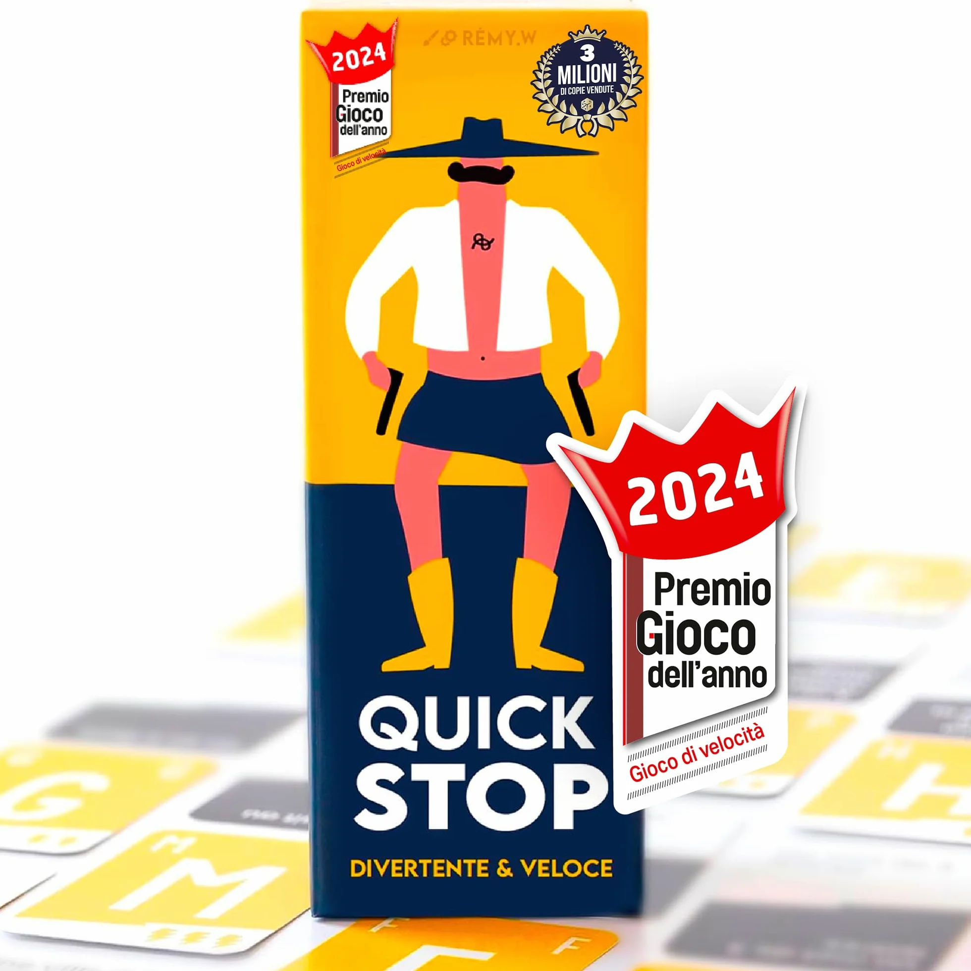 ATM Gaming QUICKSTOP Gioco di Società per Famiglia ed Amici Gioco di Carte Italiano