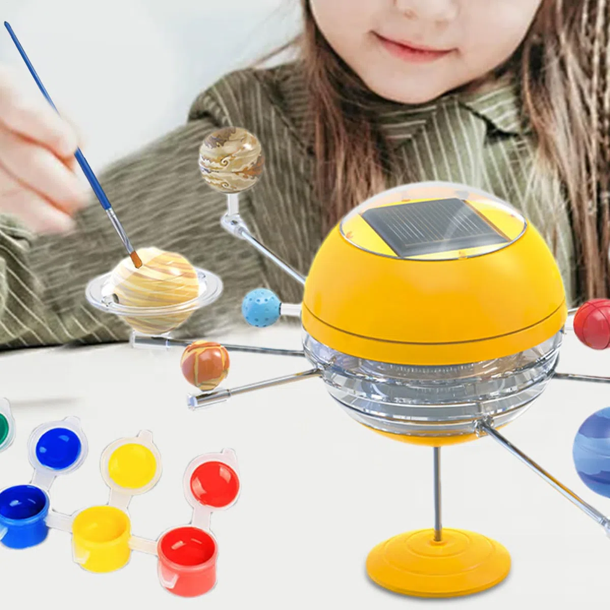 Kit di solare, progetto di solare - Kit per bambini | Astronomia giocattolo geografico per adulti Attività familiari Exploration