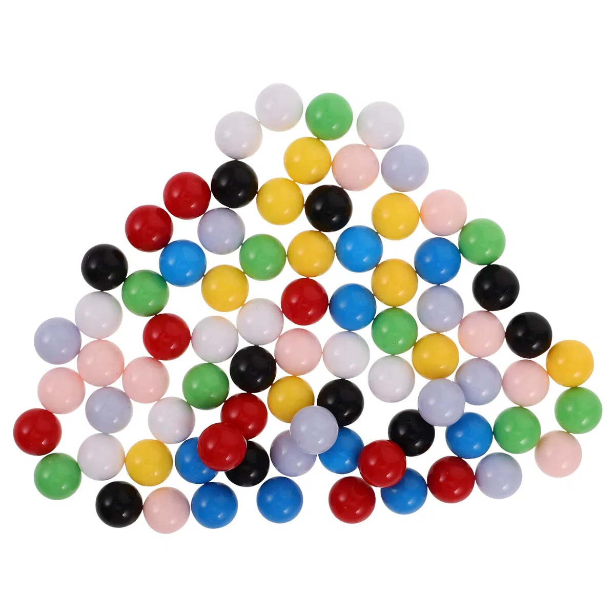 80 Pezzi Biglie Colorate da 12 Mm per Giochi da Tavolo, Giocattolo Educativo per Sfere Robuste e Sicure, Stimola Creatività e Coordinazione Occhio-mano per Uso Domestico